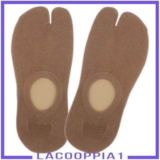 [Lacooppia1] ถุงเท้าข้อสั้น ลายน่ารัก สีขาว สําหรับผู้หญิง