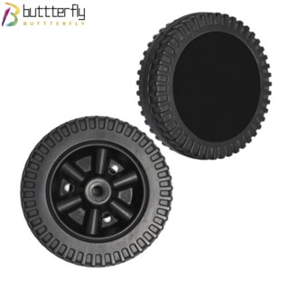 Buttterfly ลูกล้อทิศทาง ติดตั้งง่าย น้ําหนักเบา พร้อมฝาครอบพลาสติก สีดํา สําหรับเครื่องเป่าลม 2 ชิ้น