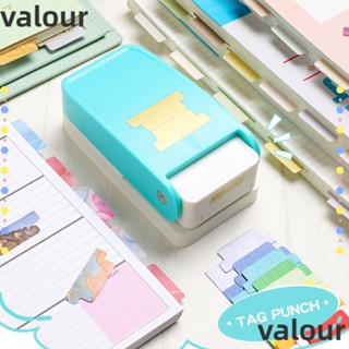 Valour เครื่องเขียน ที่คั่นหนังสือ ฉลากแยกใบไม้ ทนทาน DIY สําหรับสํานักงาน