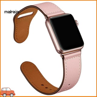 [Ma] สายนาฬิกาข้อมือหนัง 38 42 มม. แบบเปลี่ยน สําหรับ iWatch