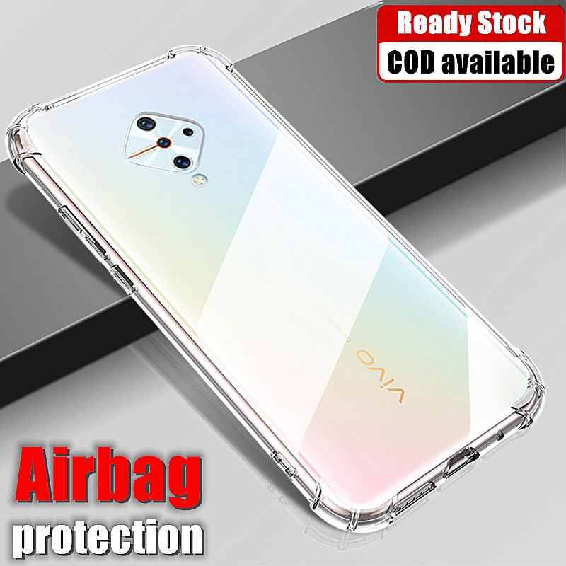 Crystal ClearFor Vivo X50e V1930 Soft Rubber Gel Jelly Case โปร่งใสทหารเกรด Anti-Scratch ทนทานฝาหลังผิว