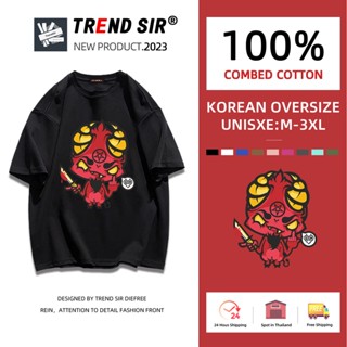 TrendSir🔥มาใหม่ ลายเยอะ ผ้าดีมาก🔥 เสื้อยืดแขนสั้น🎁 ใส่สบาย☘ เสื้อคนอ้วนผู้หญิงไซส์ใหญ่ 7สี M-3XL