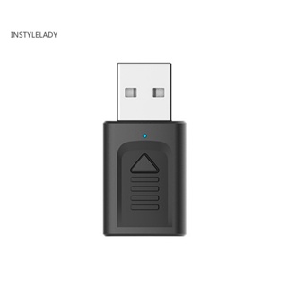 Instylelady 4 in 1 อะแดปเตอร์รับส่งสัญญาณเสียงสเตอริโอ USB AUX บลูทูธ 50 สําหรับ PC TV