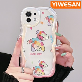 เคสมือถือ แบบนิ่ม แบบใส ลายหมี Nice Day กันกระแทก สําหรับ Xiaomi 12T Pro 11 Lite 5G NE 12 Lite