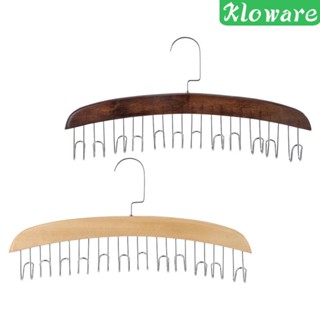 [Kloware] ชั้นวางเนคไท แบบไม้ ประหยัดพื้นที่ สําหรับแขวนกระเป๋า เครื่องประดับ เนคไท โบว์ หมวก หมวก ผู้ชาย ผู้หญิง