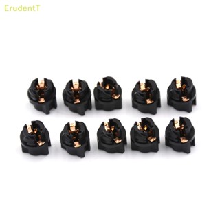 [ErudentT] 10 ชิ้น T5 ซ็อกเก็ตบิดล็อคแผงเครื่องดนตรีคลัสเตอร์เสียบแดชหลอดไฟ [ใหม่]