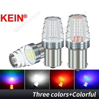 Kein ไฟเบรกท้ายรถจักรยานยนต์ Led 1156 1157 P21W BA15S 1141 S25 BAY15D P21/5W 9SMD 2835