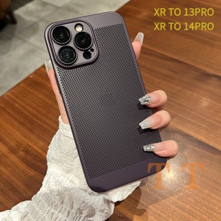 เคสโทรศัพท์มือถือแบบแข็ง ผิวด้าน ระบายอากาศ กระจายความร้อน บางมาก สําหรับ XR TO 13 PRO XR TO 14PRO XR KE 13PRO