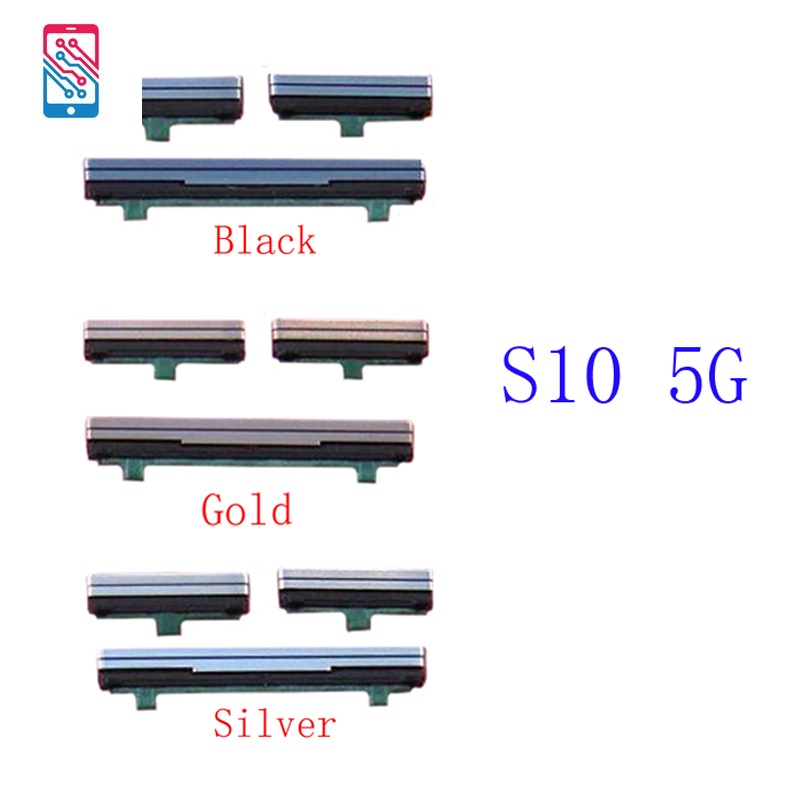 ปุ่มเปิดปิดเสียงด้านข้าง สําหรับ Samsung Galaxy S10 5G G977 G977B G977N S10E G970 G970U G970F G970A 