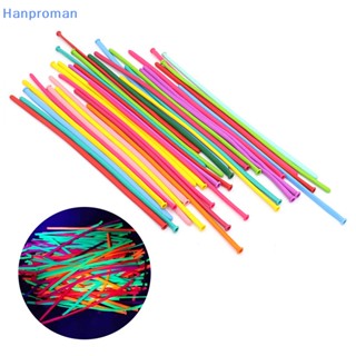 Hanproman&gt; ลูกโป่งนีออนเรืองแสง UV เรืองแสง 100 ชิ้น