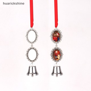 Huarickshine^^ จี้กระดิ่งเปล่า ทรงวงรี สีแดง สําหรับประดับตกแต่งต้นคริสต์มาส DIY