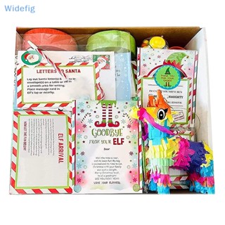 Widefig Elf Kit 24 Days Of Christmas,Fun Elf Activities Elf Props,Elf Accessories,Elf Mischief,Prop Pack,Elf Antics,Christmas Countdown Good goods