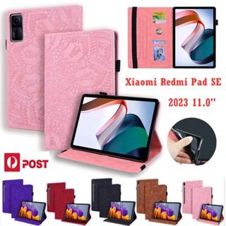 เคสแท็บเล็ตหนัง ฝาพับ กันกระแทก พร้อมช่องใส่ปากกา สําหรับ Xiaomi Redmi Pad SE 2023 11.0 นิ้ว