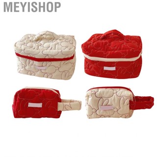 Meyishop Travel Makeup Bag  Cosmetic Rabbit Pattern Stitches for Outdoor Use Women