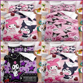 Sy2 My Melody 3in1 ชุดเครื่องนอน ผ้าปูที่นอน ผ้าห่ม ผ้านวม ซักทําความสะอาดได้ ใส่สบาย สําหรับบ้าน YS2