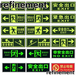 Refinement สติกเกอร์สัญญาณเตือน 9 แบบ กันน้ํา เพื่อความปลอดภัย สําหรับกลางแจ้ง