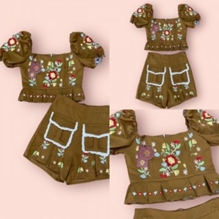 D547 (S-4XL) ชุดเซ็ท 2 ชิ้น งานสวยน่ารัก ผ้าดี ใส่ออกงานได้หมด