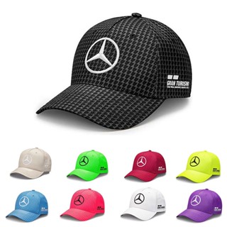 Amg หมวกเบสบอล แข่งรถ Mercedes-Benz No.44 Lewis Hamilton ปรับได้ หมวกกีฬามอเตอร์