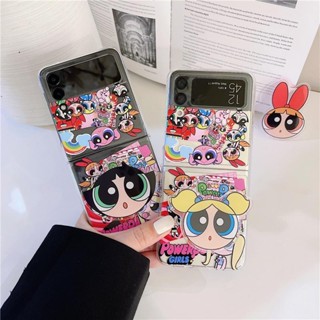 เคส Samsung Galaxy Z Flip5 43 5G มีสไตล์ เคสแข็ง PC น่ารัก สีสันสดใส ป้องกันการชนกัน สร้างสรรค์