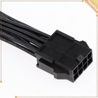 [Reyalxa] สายอะแดปเตอร์แยกพาวเวอร์ซัพพลายเมนบอร์ด CPU เป็น CPU คู่ (4+4) PSU (สีดํา)