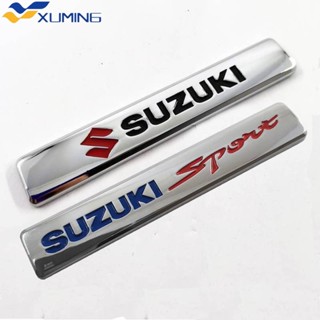 สติกเกอร์โลหะ ลายโลโก้ SUZUKI สําหรับติดตกแต่งรถยนต์ SUZUKI จํานวน 1 ชิ้น