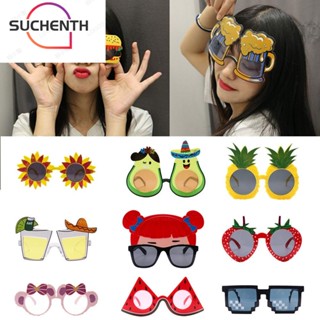 Suchenth แว่นตากันแดด รูปโดนัท ฉลาม ตลก อุปกรณ์ประกอบฉากเซลฟี่