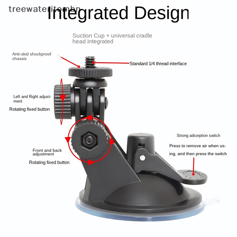 Tt รถ GPS DV DVR Universal ถ้วยดูด Mount ที่วางขาตั้งกล้อง Car Mount Holder mbn