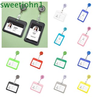 Sweetjohn ซองพลาสติกใส่บัตรเครดิต พร้อมคลิปหนีบ ปรับขนาดได้ หลากสีสัน สําหรับโรงพยาบาล