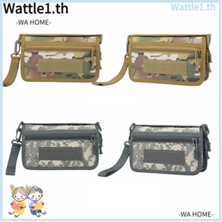 Wttle กระเป๋าถือ กระเป๋าสตางค์ มีซิป พร้อมช่องใส่บัตร ความจุขนาดใหญ่ สําหรับผู้ชาย