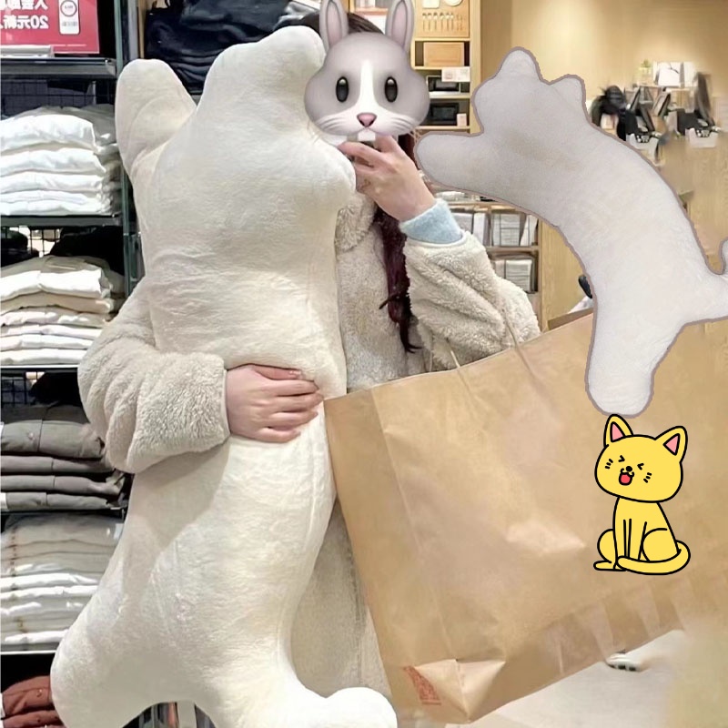 หมอนตุ๊กตา หมอนรูปแมว น่ารัก นุ่มนิ่ม เหมาะกับของขวัญ ของเล่นสําหรับเด็ก