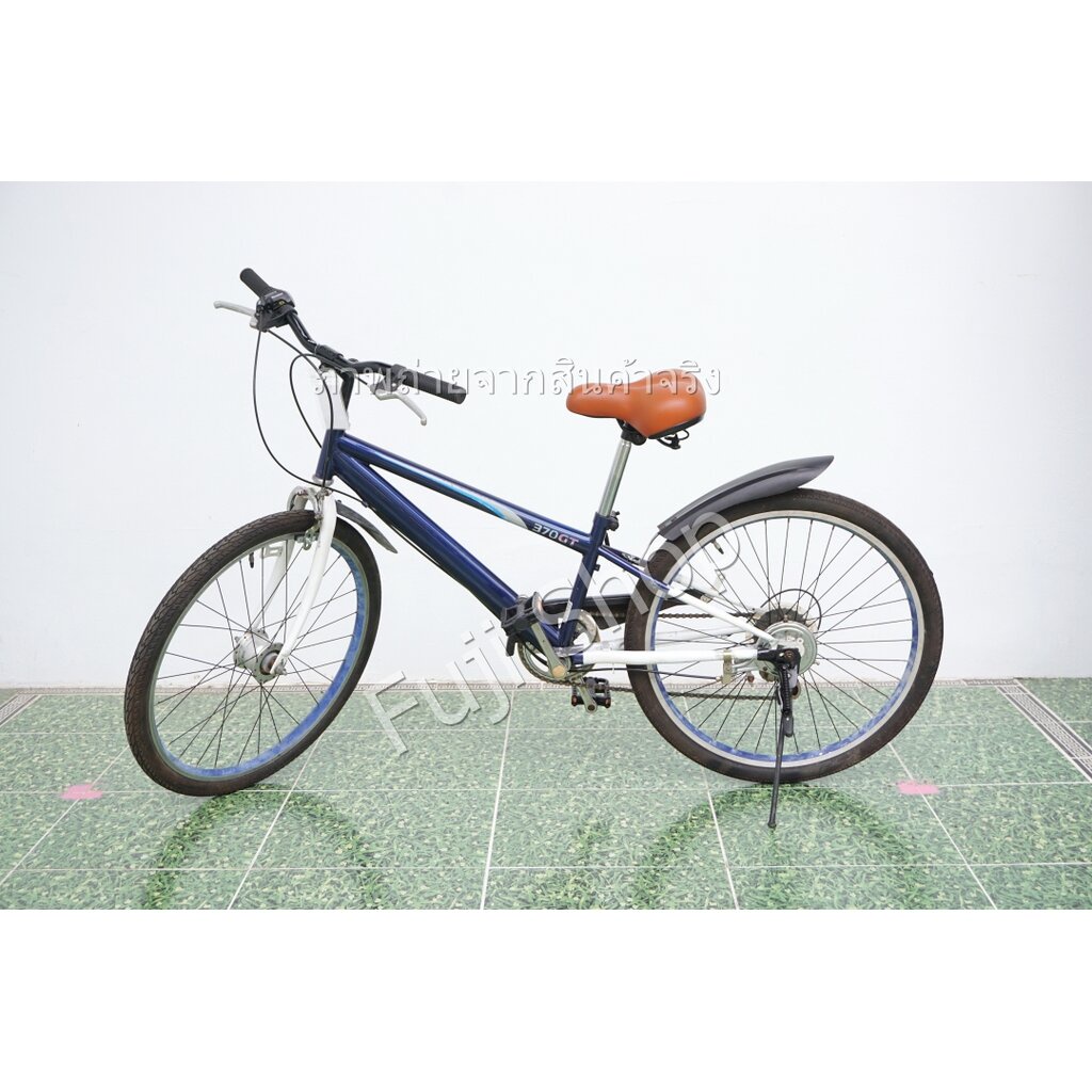 จักรยานเสือภูเขาญี่ปุ่น - ล้อ 24 นิ้ว - มีเกียร์ - สีน้ำเงิน [จักรยานมือสอง]
