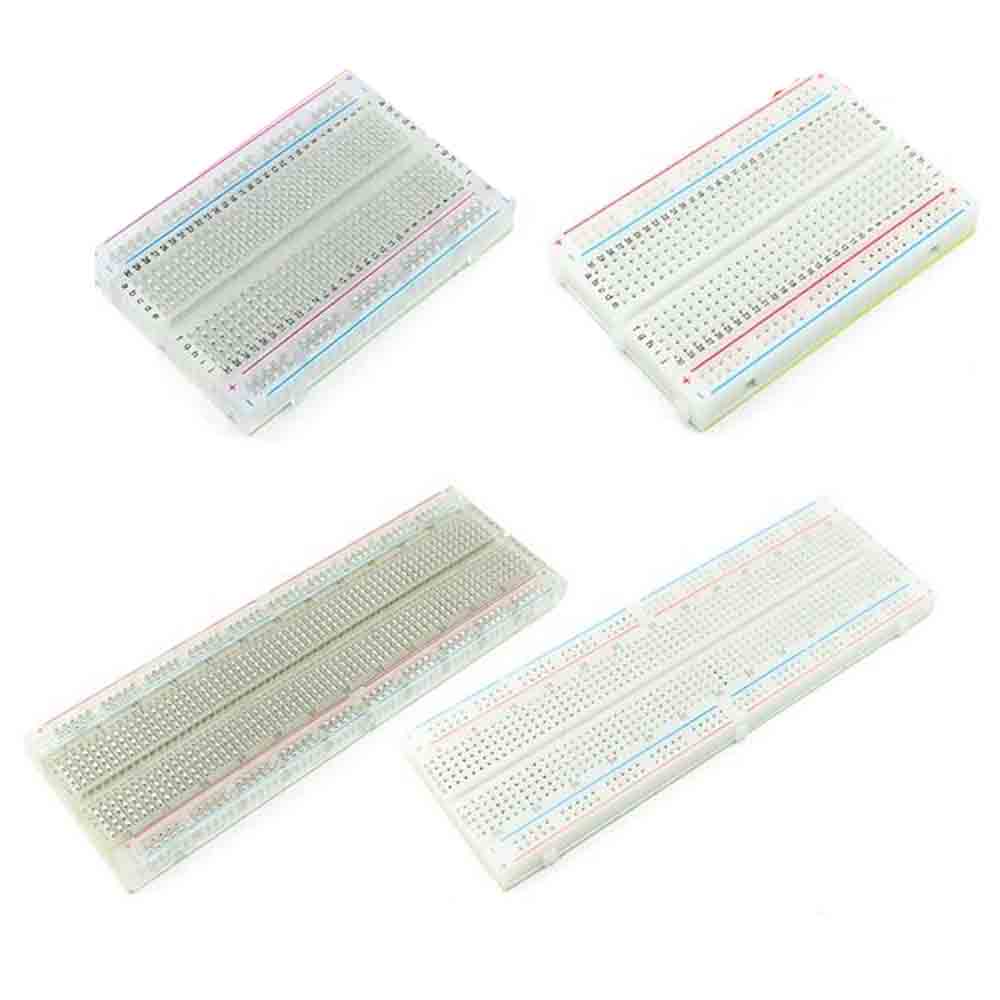 Mb102 เบรดบอร์ด ไร้บัดกรี ขนาดเล็ก สําหรับทดลองโดนัท Arduino 400 830 หลุม