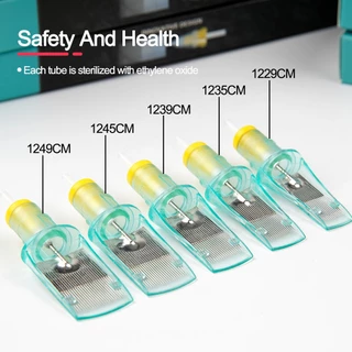 Aurora II ตลับหมึก แมกนัม ทรงโค้ง ขนาดใหญ่ สําหรับสัก 10 ชิ้น#12= 0.35 มม