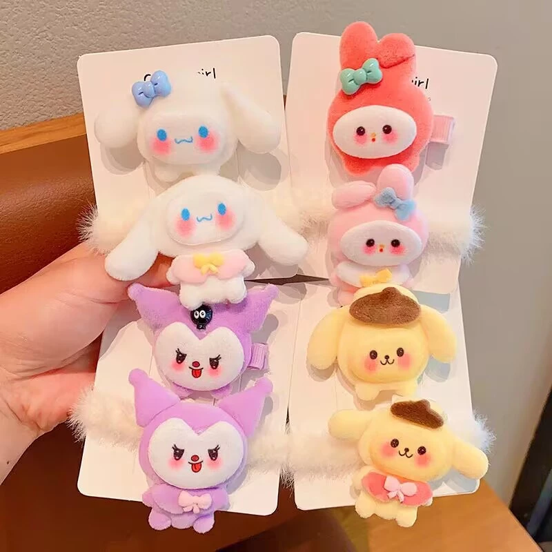 ยางรัดผมกำมะหยี่ขนนิ่ม ลาย Sanrio แฟชั่น น่ารัก thumbnail 4