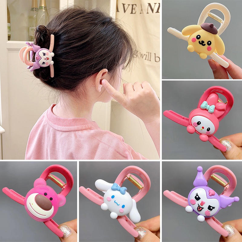 กิ๊บติดผม รูปการ์ตูนหมี และสตรอเบอร์รี่น่ารัก สีแคนดี้ เหมาะกับของขวัญ สําหรับเด็กผู้หญิง
