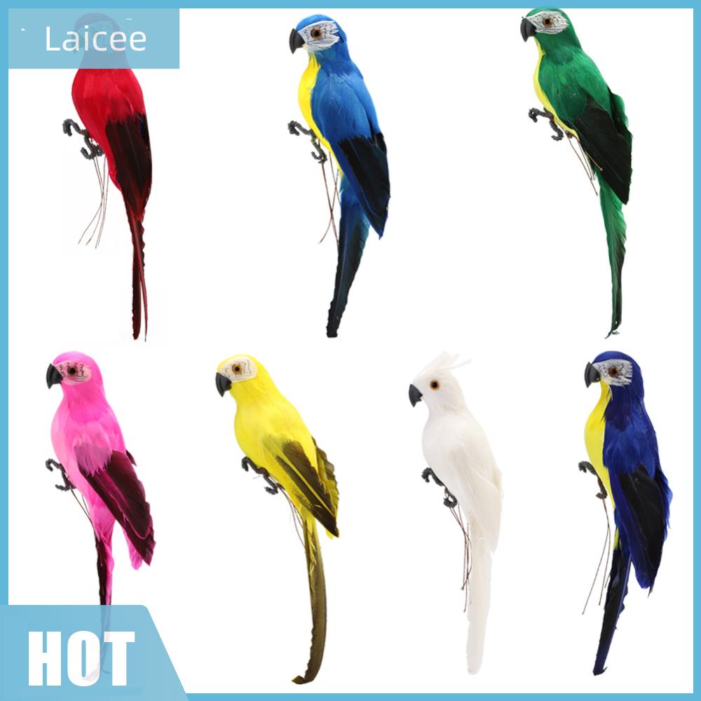 [Laicee.th] โมเดลนกแก้วประดิษฐ์ โฟมขนนก สําหรับตกแต่งบ้าน