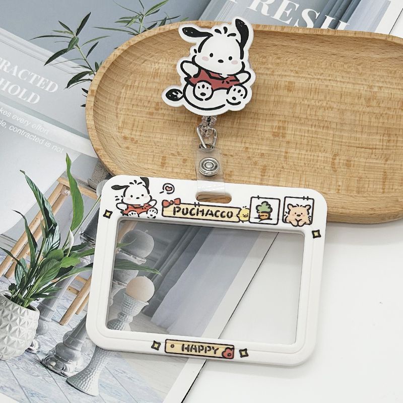 ซองใส่บัตร แบบใส สองด้าน สไตล์แนวนอน พร้อมสายคล้อง สําหรับหมอ พยาบาล - รูปที่ 4