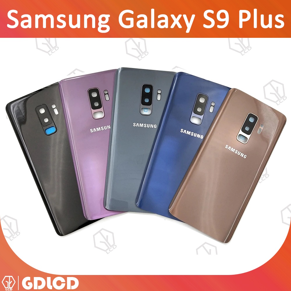 Samsung Galaxy S9 S9 Plus s9+ G965 ฝาหลังแบตเตอรี่ SM-G965F G965FD S9 G960 SM-G960F G960FD ด้านหลังเคสกระจกด้านหลัง