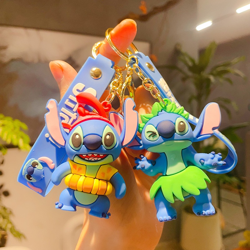 พวงกุญแจ จี้ตุ๊กตาการ์ตูน Stitch น่ารัก เหมาะกับของขวัญ แฟชั่นฤดูร้อน