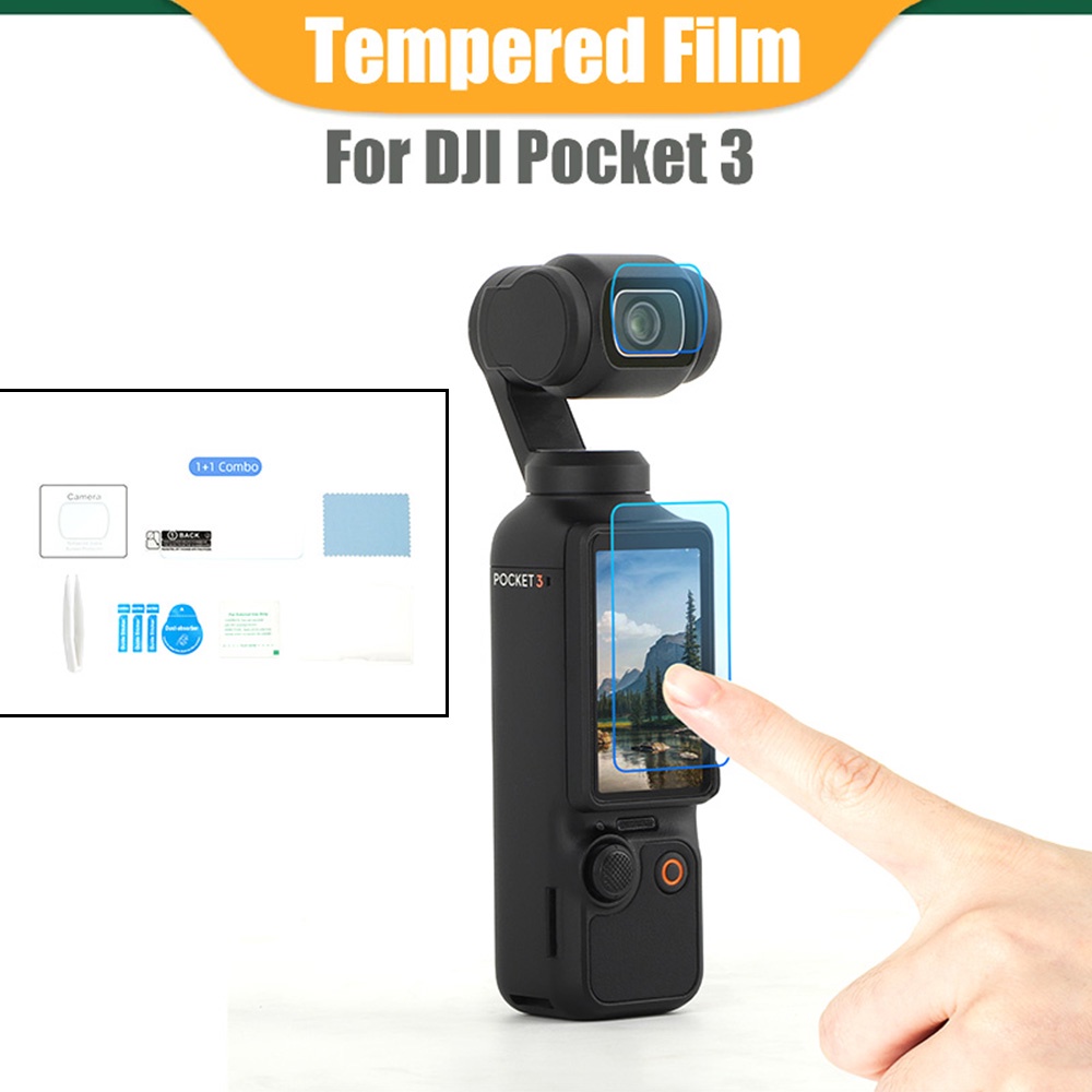 ฟิล์มกระจกนิรภัย แบบเต็มจอ สําหรับ DJI Pocket 3 DJI OSMO Pocket 3