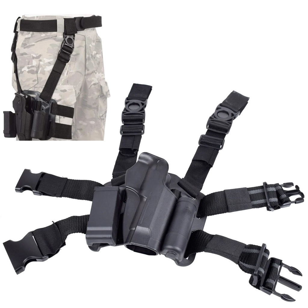 ชุดเลกกิ้ง แบบดึงเร็ว สําหรับฝึกซ้อมกลางแจ้ง G17 p226 1911 Usb M92 579