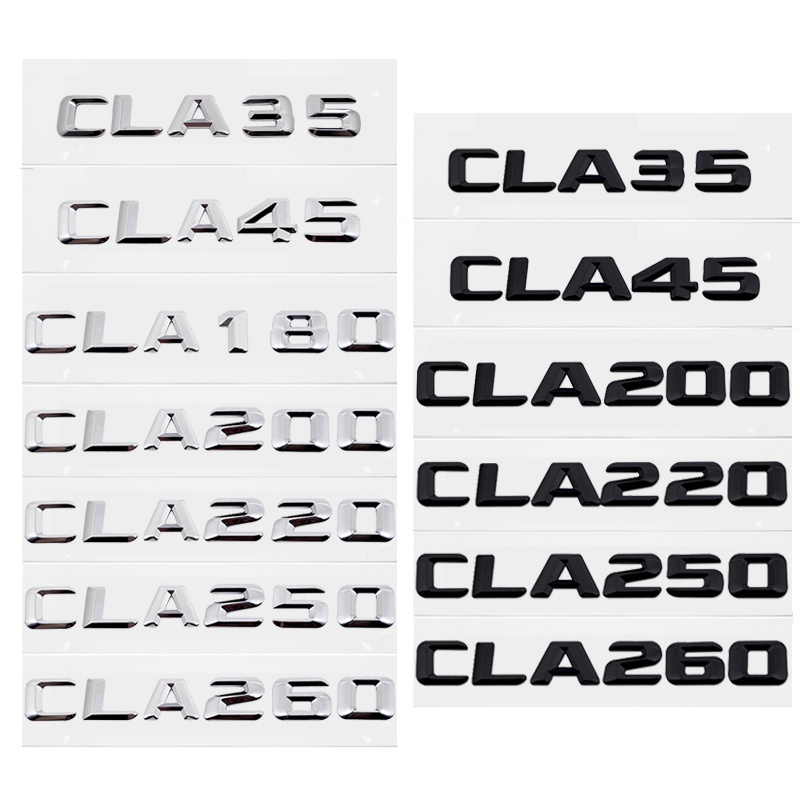 ตราสัญลักษณ์ตัวอักษร ด้านหลัง สําหรับ Mercedes Benz CLA35 CLA45 CLA180 CLA200 CLA220 CLA250 CLA260