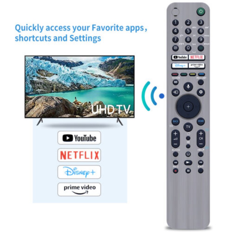 ใหม่ RMF-TX621E สําหรับ Sony Bravia TV Voice รีโมทคอนโทรล XR-65A90J KD-50X75A