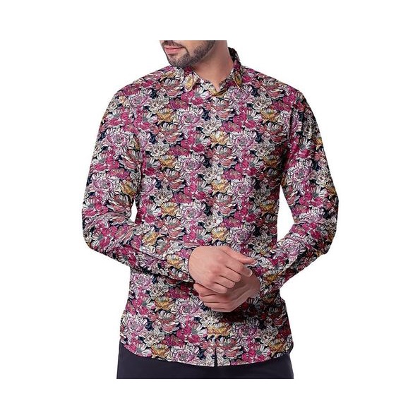 Shirt the 100% Tana Lawn cotton from The Victorian Collection2 No. LTY-108 เสื้อเชิ้ตสั่งตัด