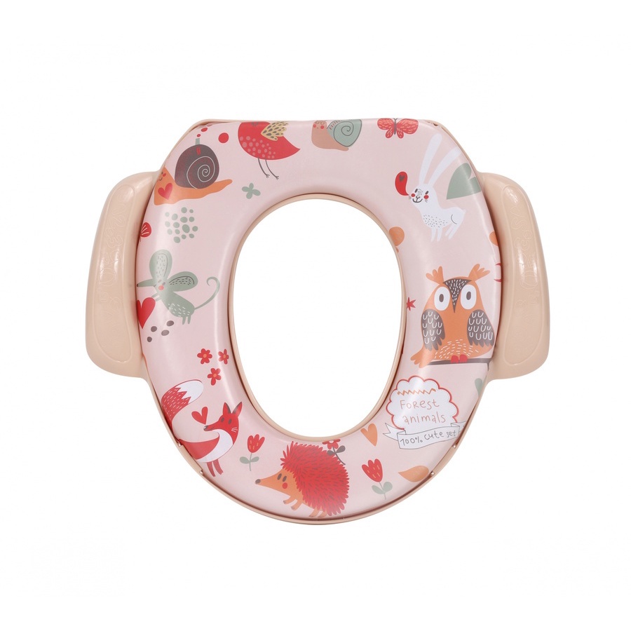 Ghouse Online Primo Kids ฝารองนั่งเด็กพร้อมมือจับและแผ่นกันน้ำกระเด็น รุ่น 3YB-306B ขนาด 30x34x6 ซม.