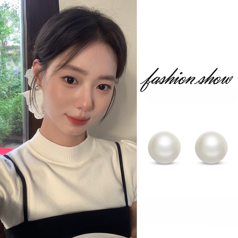 ต่างหู แบบหนีบ ระดับไฮเอนด์ แฟชั่นฤดูใบไม้ร่วง และฤดูหนาว สไตล์เกาหลี เรโทร สําหรับผู้หญิง