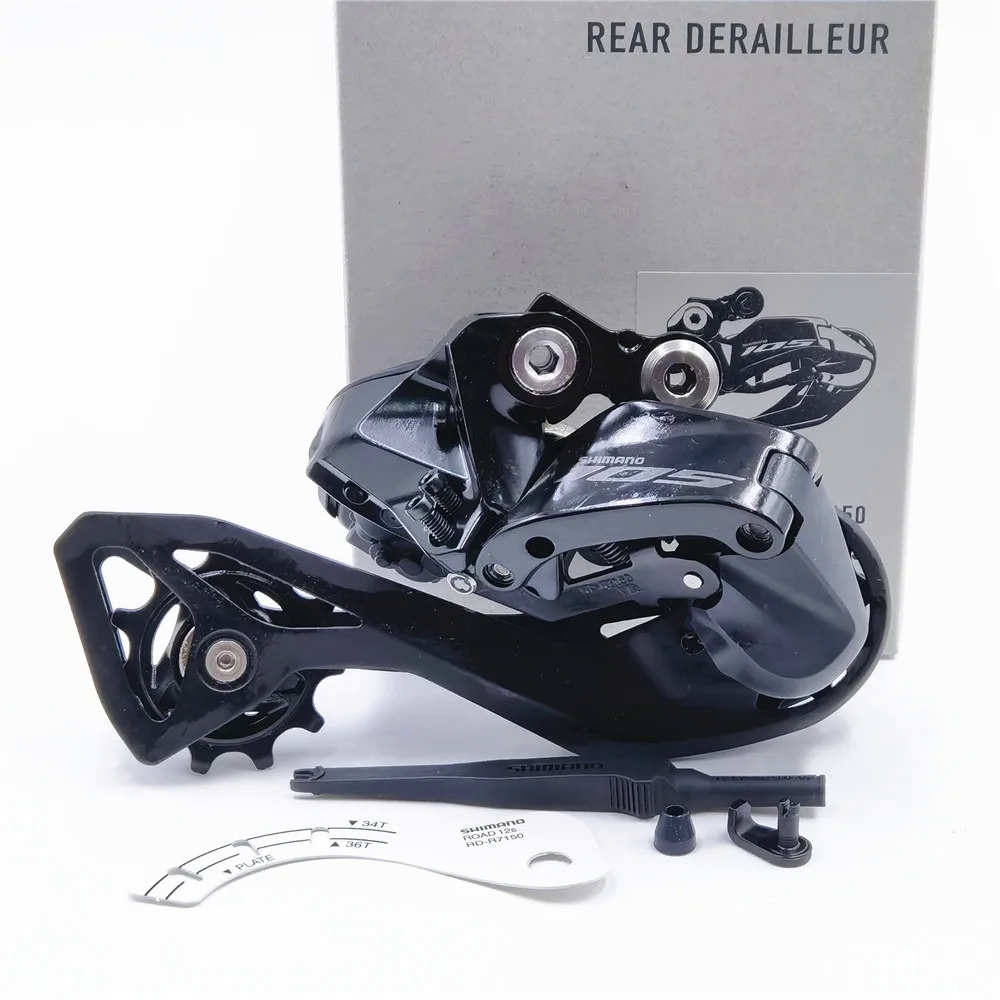 SHIMANO 105 RD-R7150 Di2 ตีนผีหลัง Shadow 12 สปีด