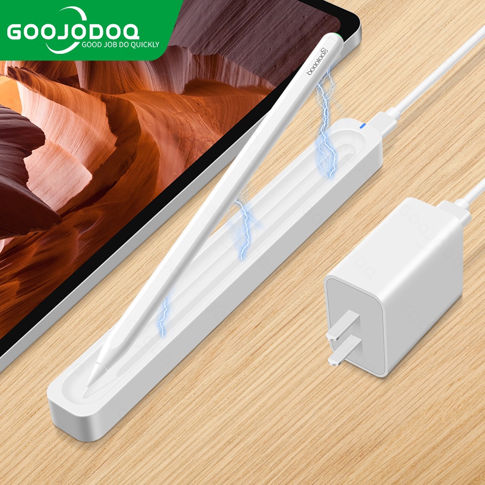 GOOJODOQ ที่ชาร์จสไตลัสสําหรับ GD13 Air 4 5 Pro 11 12.9 Mini 6 ปากกาเครื่องชาร์จ