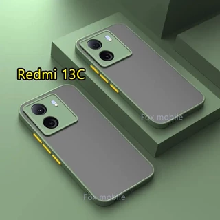 Redmi A3 Redmi 13C 14C 12C 13 4G A1 A2Plus เคสขอบสี ผิวด้าน เคสกันกระแทก สำหรับตรงรุ่น ซิลิโคนแข็ง เคสโทรศัพท์ 025