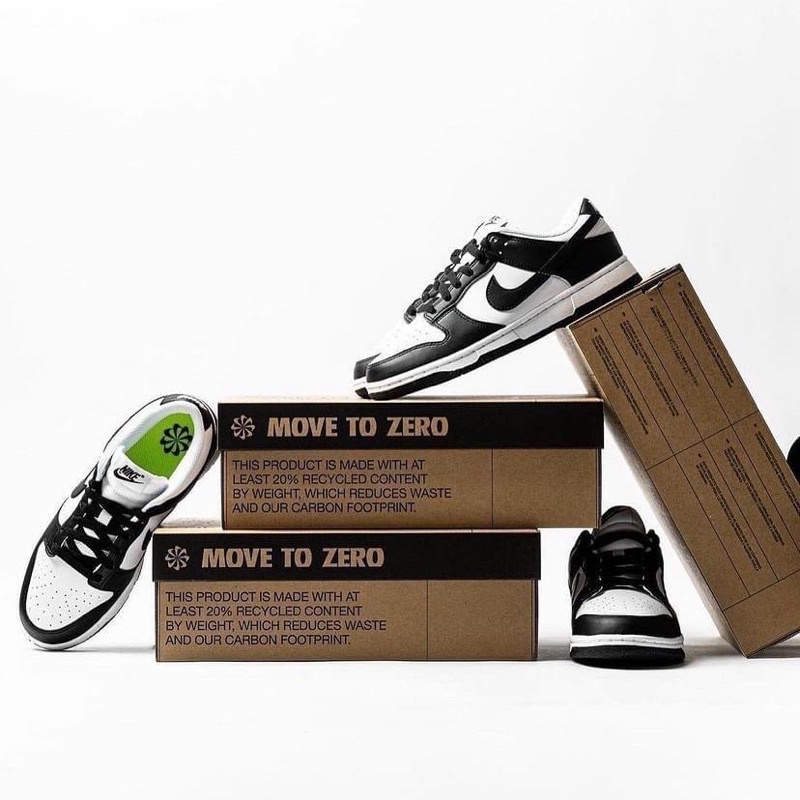 (พร้อมส่ง) Nike Dunk Low Next Nature "Panda" (แท้100%) รองเท้า Hot sales